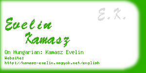 evelin kamasz business card